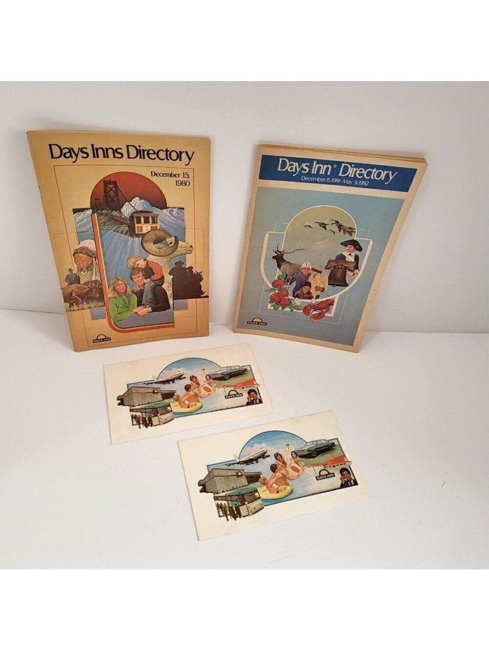 Vintage Days Inn Directory 1980 1981 1982 And day Gram Cards Hotel Motel Travel